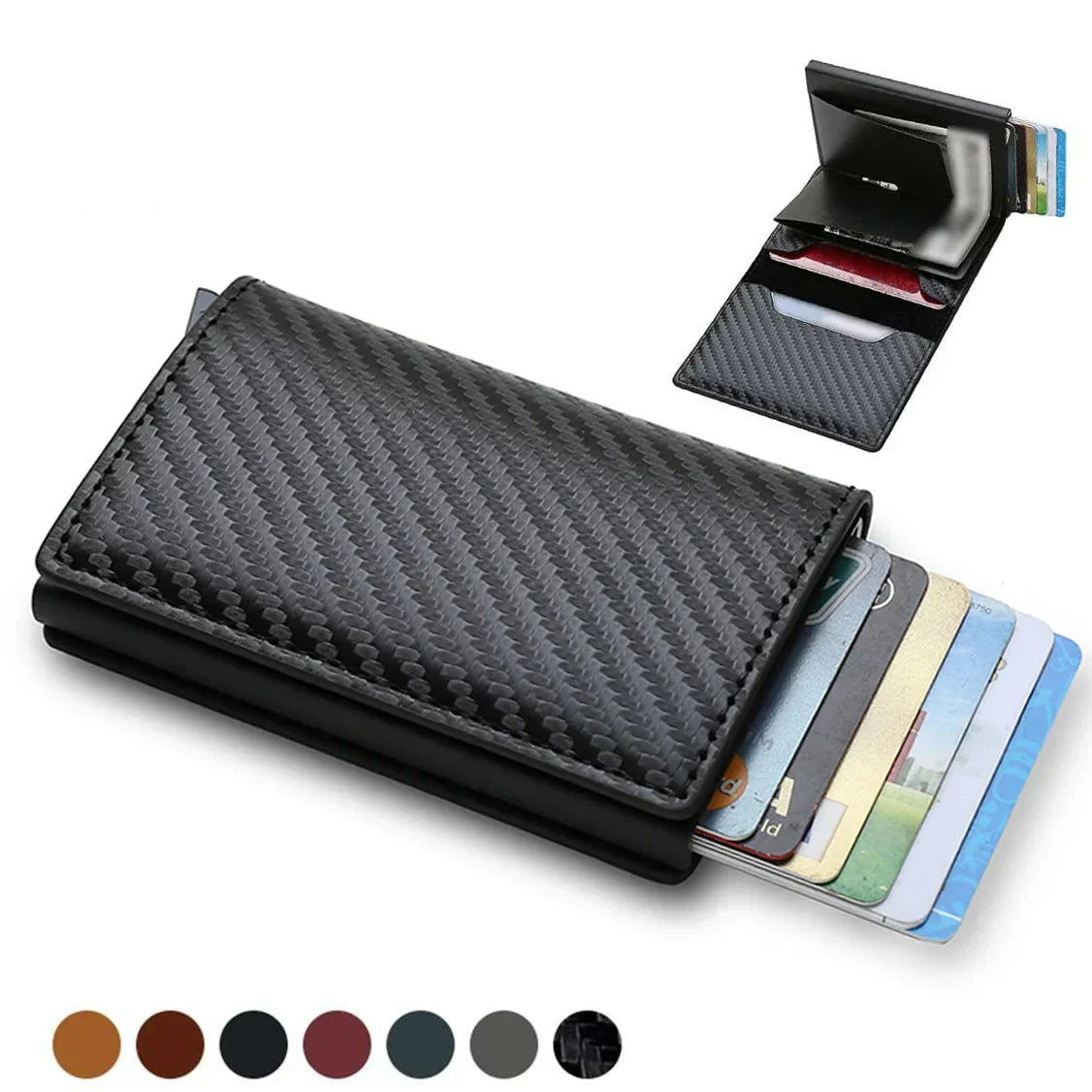 Cartera Delgada Antirrobo
